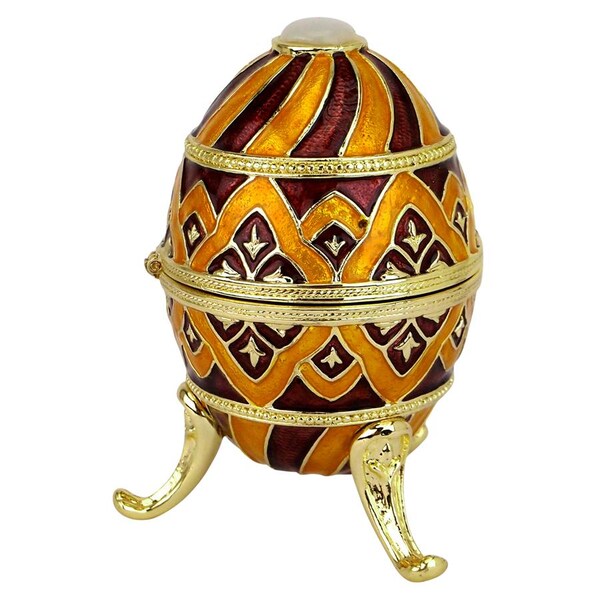 Decorative Enameled Egg: Feodorovna